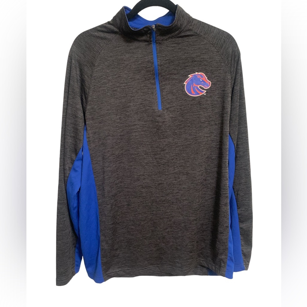 Boise State Broncos Mens Colosseum Quarter Zip Windshirt